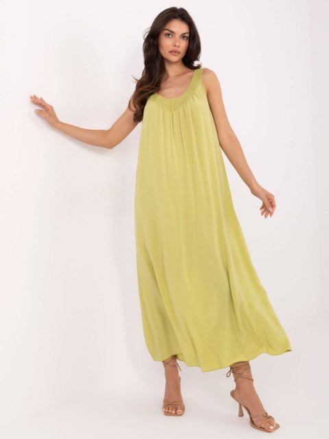 Sukienka TW-SK-BI-L0125.52 limonkowy XL Sukienka TW-SK-BI-L0125.52 limonkowy XL