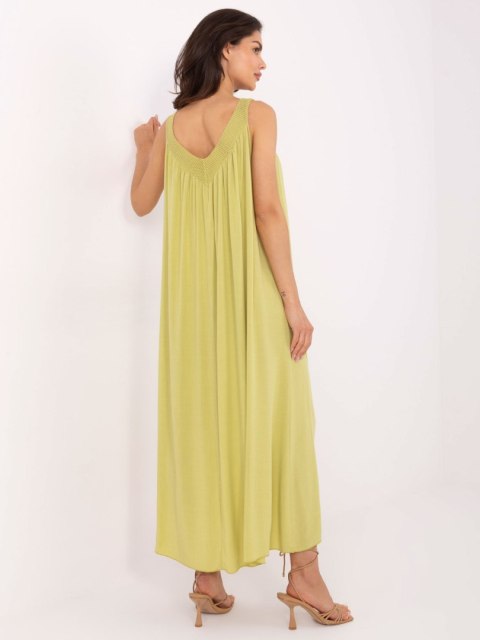 Sukienka TW-SK-BI-L0125.52 limonkowy M Sukienka TW-SK-BI-L0125.52 limonkowy M