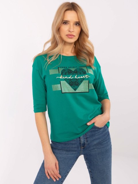 Bluzka CLM-BZ-0012.94 zielony S Bluzka CLM-BZ-0012.94 zielony S