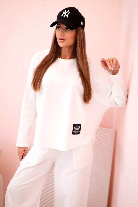 Komplet new punto bluza + spodnie ecru uniwersalny Komplet new punto bluza + spodnie ecru uniwersalny