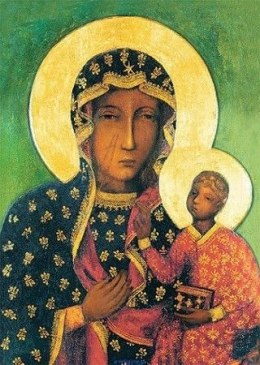 Zestaw kreatywny Norimpex Diamentowa mozaika Matka Boska Częstochowska 40x30cm (NO-1007117)