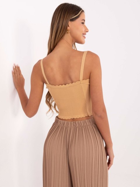 Top 178-TP-3008.94 camelowy one size S/M Top 178-TP-3008.94 camelowy one size S/M