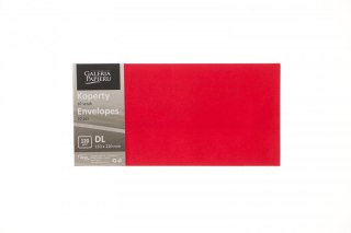Koperta Argo DL czerwona [mm:] 99x210 (280187) 10 sztuk