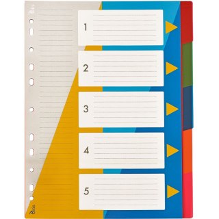 Przekładka numeryczna Tetis numeryczne A4 mix 5k 1-5 (BP630-5)