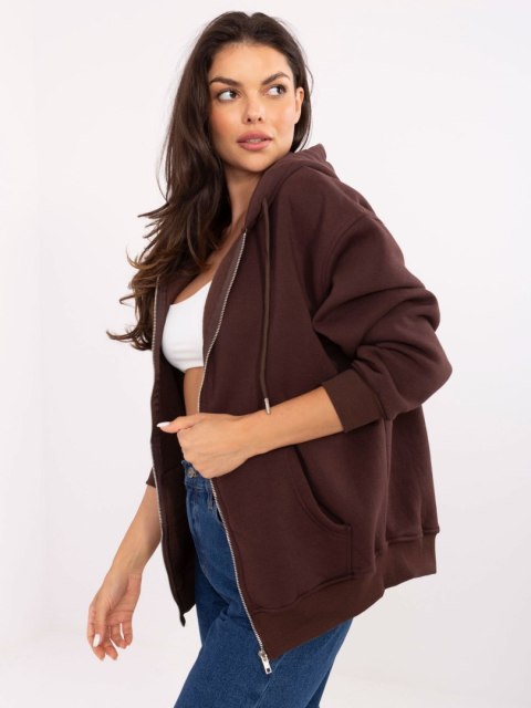Bluza CLM-BL-1044.21 ciemny brązowy M Bluza CLM-BL-1044.21 ciemny brązowy M