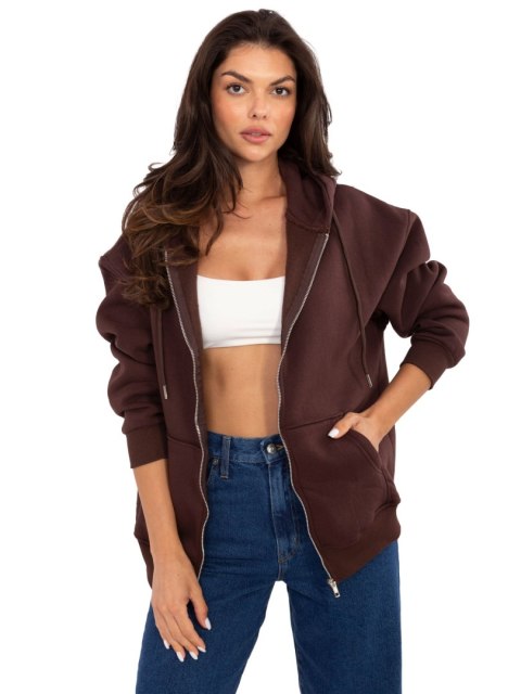 Bluza CLM-BL-1044.21 ciemny brązowy S Bluza CLM-BL-1044.21 ciemny brązowy S