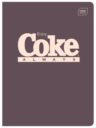 Zeszyt Interdruk HYBRID COCA COLA A5 60k. 70g linia