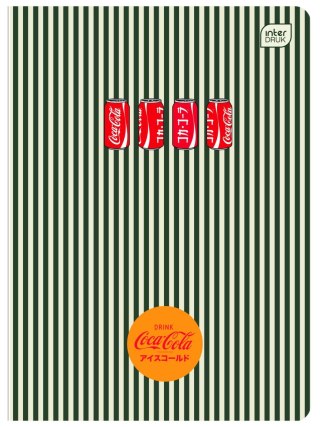 Zeszyt Interdruk SOFT TOUCH COCA COLA A5 80k. 70g krata
