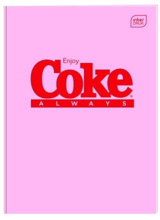 Zeszyt tematyczny Interdruk COCA COLA HYBRID A6 32k. 70g krata (do słówek)