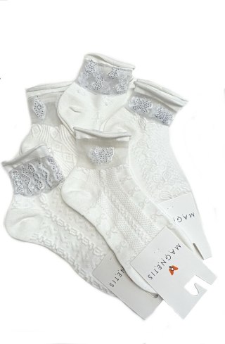 SKARPETY LUREX uni mix wzór