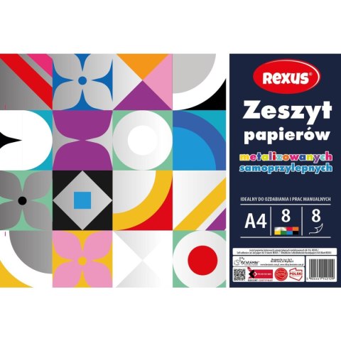 Zeszyt papierów kolorowych Beniamin metalizowanych A4 (2129) Zeszyt papierów kolorowych Beniamin metalizowanych A4 (2129)
