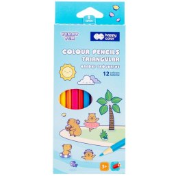 Kredki ołówkowe Happy Color 12 kol. (HA 2313 13YU K12)