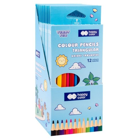 Kredki ołówkowe Happy Color 12 kol. (HA 2313 13YU K12) Kredki ołówkowe Happy Color 12 kol. (HA 2313 13YU K12)