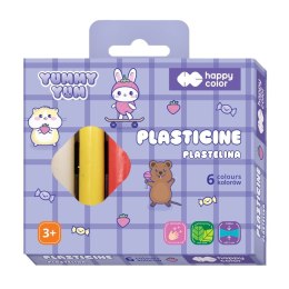 Plastelina Happy Color 6 kol. Kapibara mix (HA 2110 YUK6)