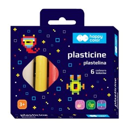 Plastelina Happy Color 6 kol. Pixi Planet mix (HA 2110 PPK6)
