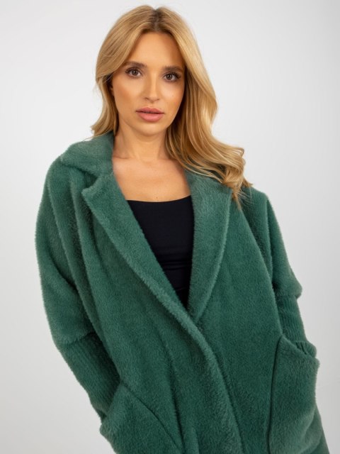Płaszcz MBM-PL-1517.00P ciemny zielony Płaszcz MBM-PL-1517.00P ciemny zielony