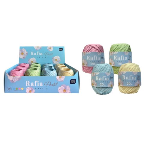 Rafia Interdruk pastel na szpulce 5902277345554 mix 20m (20 m) Rafia Interdruk pastel na szpulce 5902277345554 mix 20m (20 m)