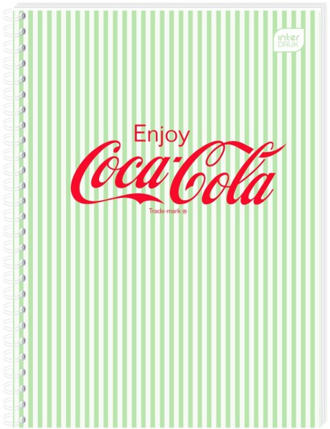 Kołozeszyt (kołobrulion) Interdruk COCA COLA SOFT TOUCH A6 80k. 70g krata Kołozeszyt (kołobrulion) Interdruk COCA COLA SOFT TOUCH A6 80k. 70g krata