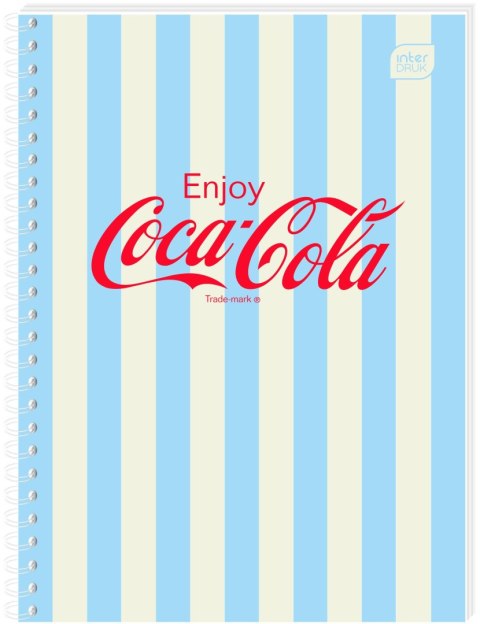 Kołozeszyt (kołobrulion) Interdruk COCA COLA SOFT TOUCH A6 80k. 70g krata Kołozeszyt (kołobrulion) Interdruk COCA COLA SOFT TOUCH A6 80k. 70g krata
