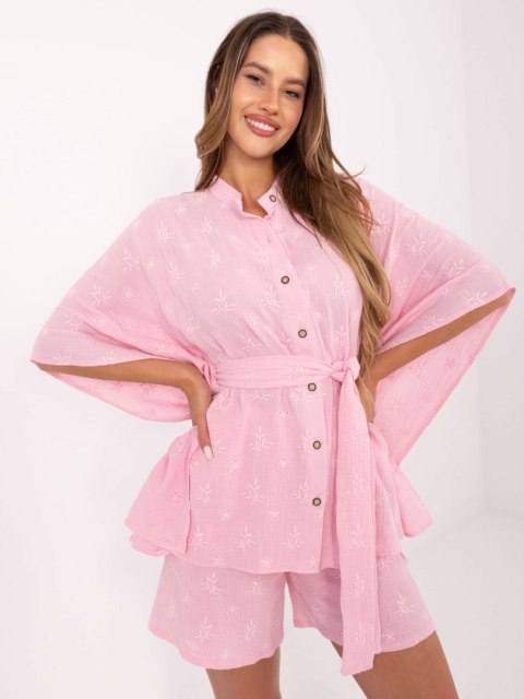 Komplet LK-KMPL-510072.68 jasny różowy L/XL
