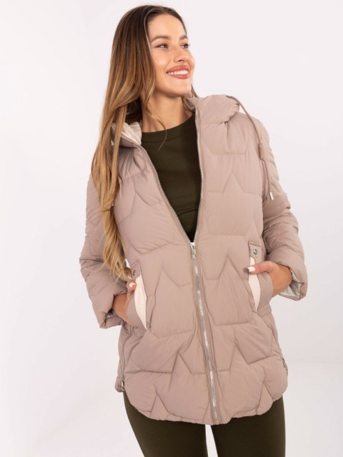 Kurtka MBM-KR-2519.21 ciemny bezowy 2XL