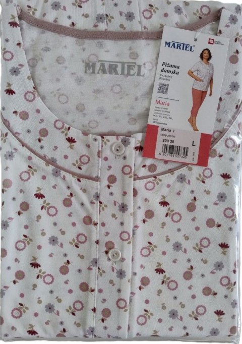 PIŻAMA DAMSKA MARIA I 200 KR XXL kwiatki 30 PIŻAMA DAMSKA MARIA I 200 KR XXL kwiatki 30