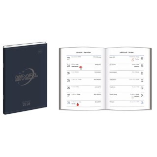 Kalendarz książkowy (terminarz) Interdruk SIMPLE 48 STRON B6 (ZESZYTOWY)