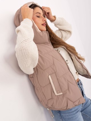 Kamizelka MBM-KZ-2502.27 ciemny bezowy 2XL