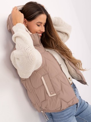 Kamizelka MBM-KZ-2502.27 ciemny bezowy 2XL