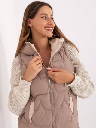 Kamizelka MBM-KZ-2516.96 ciemny bezowy 2XL