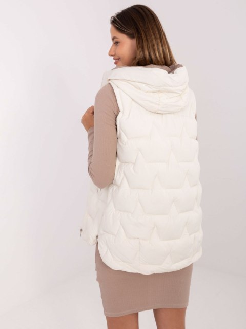 Kamizelka MBM-KZ-2516.96 ecru XL Kamizelka MBM-KZ-2516.96 ecru XL