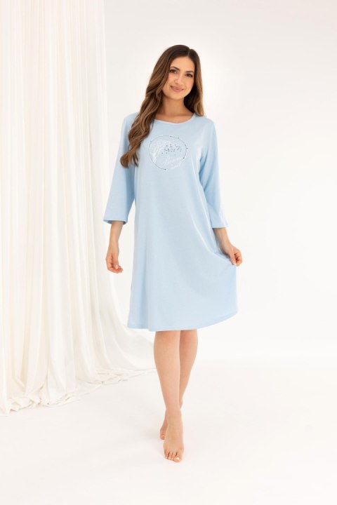KOSZULA DAMSKA 167 3/4 R.2XL-3XL XXL niebieski KOSZULA DAMSKA 167 3/4 R.2XL-3XL XXL niebieski