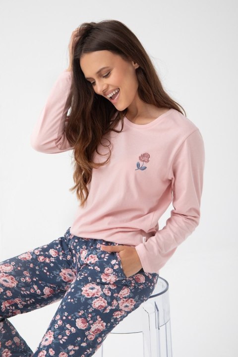 PIŻAMA DAMSKA 318 DR XL różowy PIŻAMA DAMSKA 318 DR XL różowy