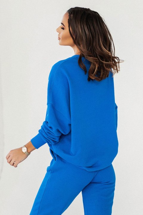 Niebieska bluza oversize Morelli - Rozmiar XS/S Niebieska bluza oversize Morelli - Rozmiar XS/S