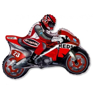 Balon foliowy Godan motor czerwony 24cal (B901663R)