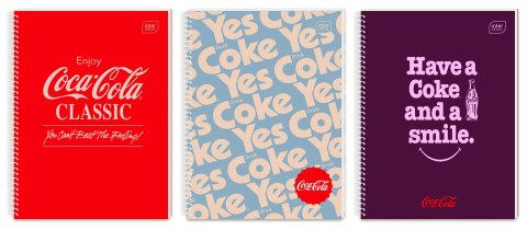 Kołozeszyt (kołobrulion) Interdruk COCA COLA HYBRID A4 100k. 70g krata Kołozeszyt (kołobrulion) Interdruk COCA COLA HYBRID A4 100k. 70g krata