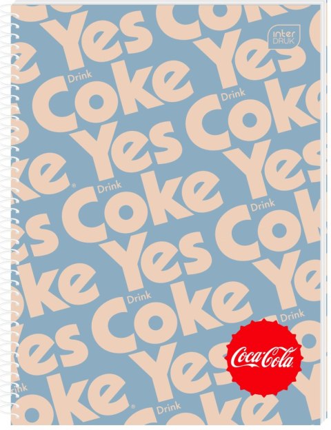Kołozeszyt (kołobrulion) Interdruk COCA COLA HYBRID A4 100k. 70g krata Kołozeszyt (kołobrulion) Interdruk COCA COLA HYBRID A4 100k. 70g krata