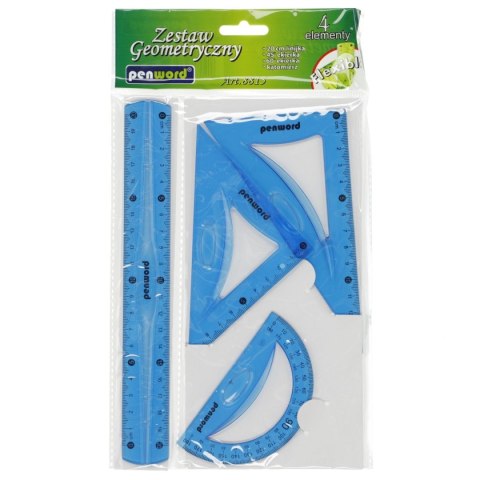 Komplet geometryczny Sdm 4 el. 20cm. 4 el. (8815) Komplet geometryczny Sdm 4 el. 20cm. 4 el. (8815)