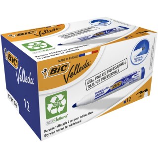 Marker suchościeralny Bic Velleda Ecolutions 1701 niebieski 1,5mm okrągła końcówka (904938)