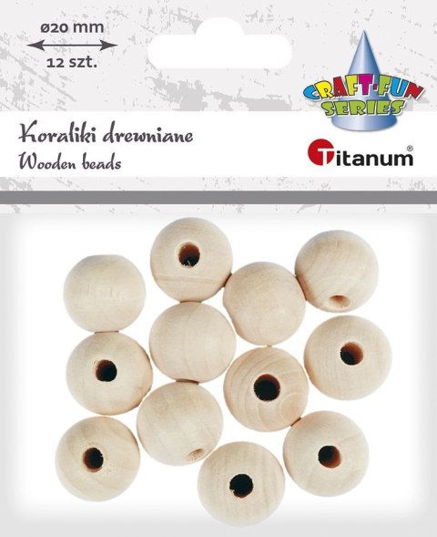 Ozdoba drewniana Titanum Craft-Fun Series koraliki (390601) Ozdoba drewniana Titanum Craft-Fun Series koraliki (390601)