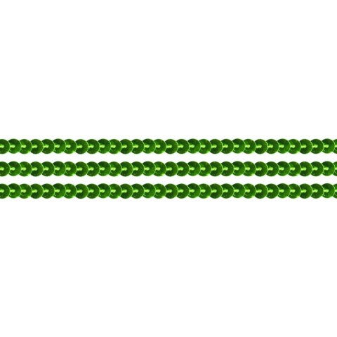 Taśma ozdobna Titanum Craft-Fun Series z cekinami 6x2 [mm x m] zielona (363640)