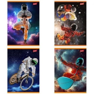 Zeszyt Unipap Spaceman A5 32k. 70g krata