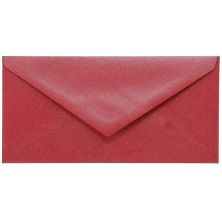 Koperta Logos red love DL DL czerwona 50 sztuk