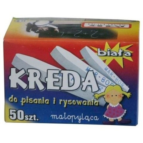 Kreda Mar-Bor B4 kolor: biała 50 szt Kreda Mar-Bor B4 kolor: biała 50 szt
