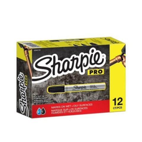 Marker permanentny Sharpie czarny 1,0mm okrągła końcówka (S0945720)