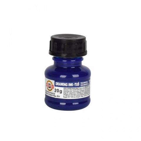 Tusz kreślarski Koh-I-Noor kolor: niebieski 20ml Tusz kreślarski Koh-I-Noor kolor: niebieski 20ml