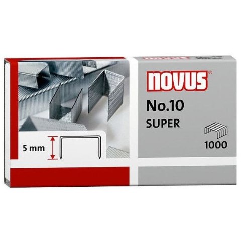 Zszywki 10 Novus No.10 1000 szt (040-0003) Zszywki 10 Novus No.10 1000 szt (040-0003)