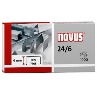 Zszywki 24/6 Novus 1000 szt