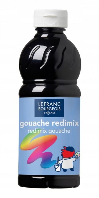 Farba tempera Lefranc&Bourgeois REDIMIX kolor: czarny 500ml 1 kolor. (188017)