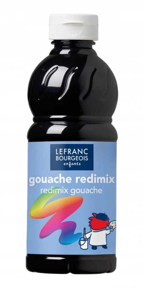 Farba tempera Lefranc&Bourgeois REDIMIX kolor: czarny 500ml 1 kolor. (188017)